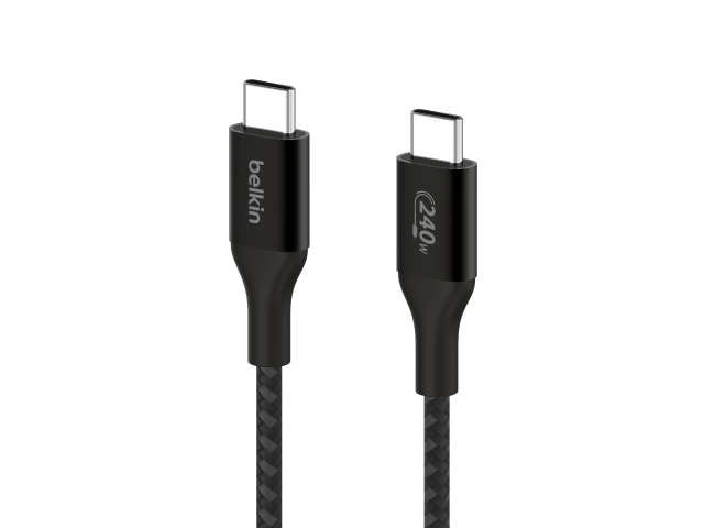 Belkin BOOST CHARGE™ 240w USB-C Naar USB-C Kabel 1M Zwart-1