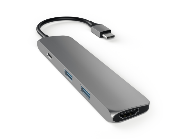Satechi USB-C Multi-Port Adapter - Space Grey-0