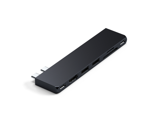 Satechi USB-C Pro Hub Slim Adapter - Midnight Black-1