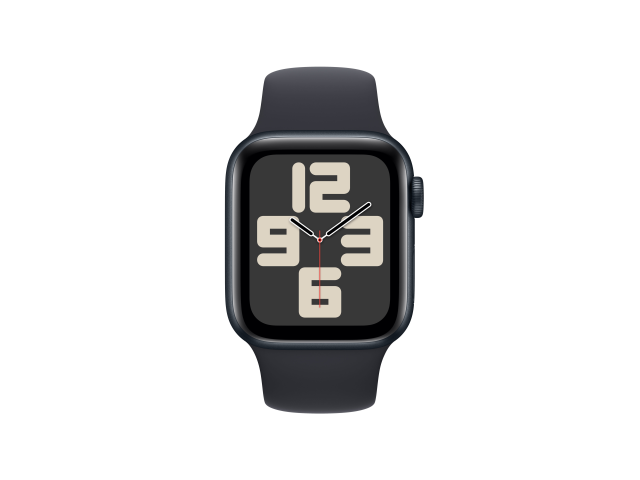 Apple Watch SE GPS 40mm Midnight Aluminium Case with Midnight Sport Band - M/L-1