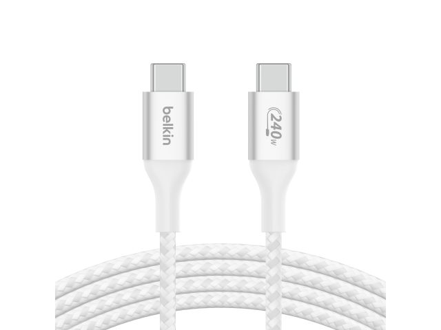 Belkin BOOST CHARGE™ 240w USB-C to USB-C Cable 2M White-2