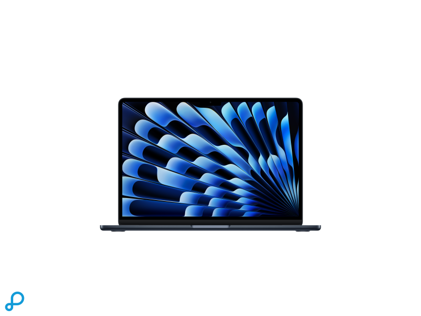 13-inch MacBook Air: Apple M5-chip met 10-core CPU en 10-core GPU, 16 GB, 1 TB SSD - Midnight