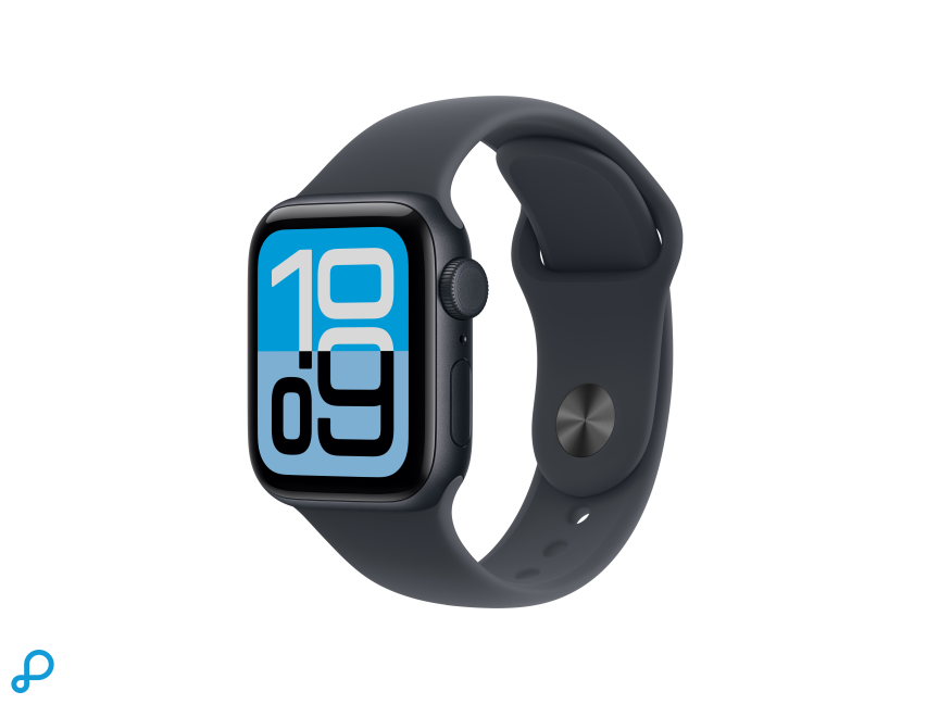 Apple Watch SE 3 GPS + Cellular 40mm Midnight Aluminium Case with Midnight Sport Band - M/L