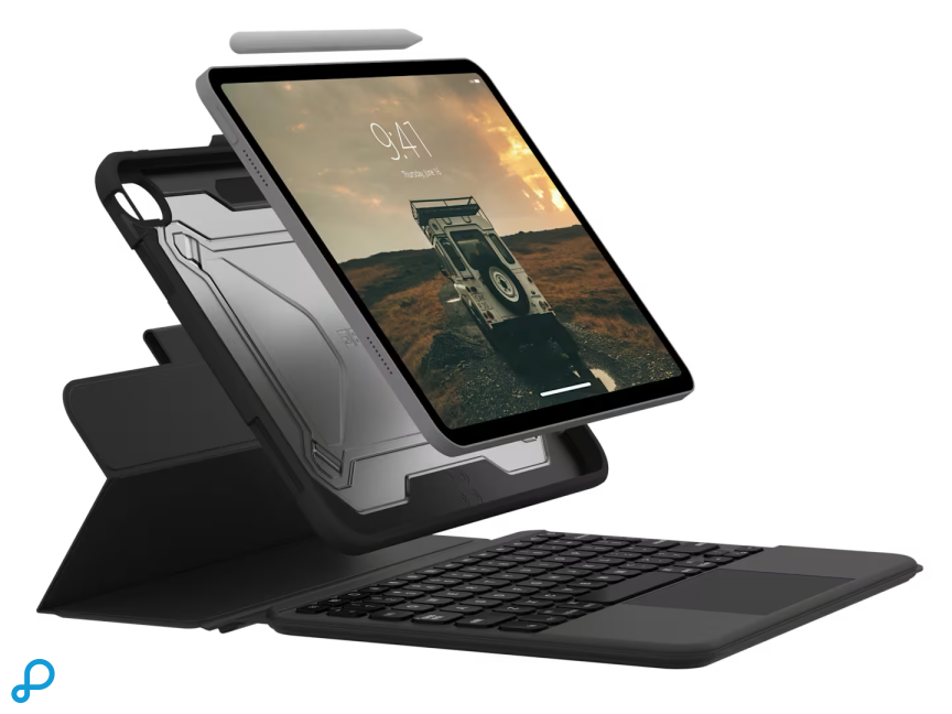 UAG Bluetooth Keyboard Voor iPad 11th Gen (A16) Qwerty US English Zwart