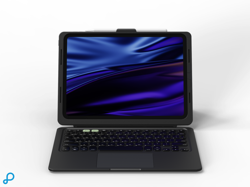 ZAGG Pro Keys 2 Connect Voor Apple iPad Air 13" (M2) Zwart Qwerty UK