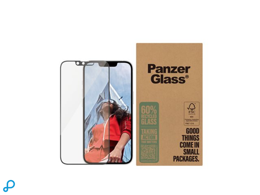 PanzerGlass Screen Protector iPhone 17e/16e Ultra-Wide Fit w. EasyAligner - Bulk