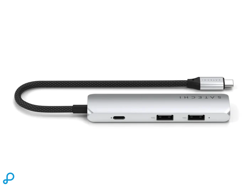 Satechi USB-C 4-in-1 Slim Multiport Adapter (4K) - Silver