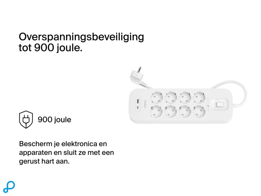 Belkin Surge Protection with USB C 8 Outlet