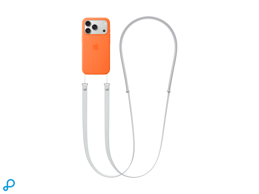 Apple Crossbody Koord Voor iPhone 17 - Licht Grijs