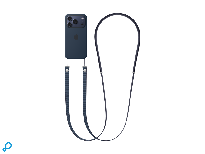 Apple Crossbody Koord Voor iPhone 17 - Blauw