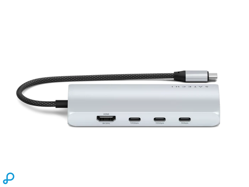 Satechi USB-C Multiport adapter 8K (ethernet) Silver