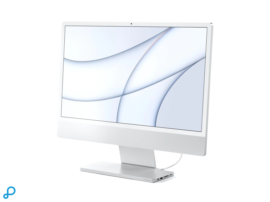 Satechi USB-C Slim Dock for 24” iMac Silver