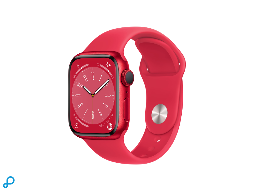 Apple Watch Series 8 GPS 41mm (PRODUCT)RED Aluminium Case with (PRODUCT)RED Sport Band - Regular