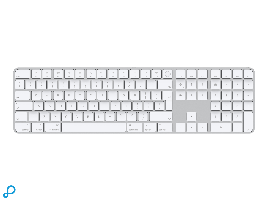 Magic Keyboard with Touch ID and Numeric Keypad for Mac computers with Apple silicon - Arabic