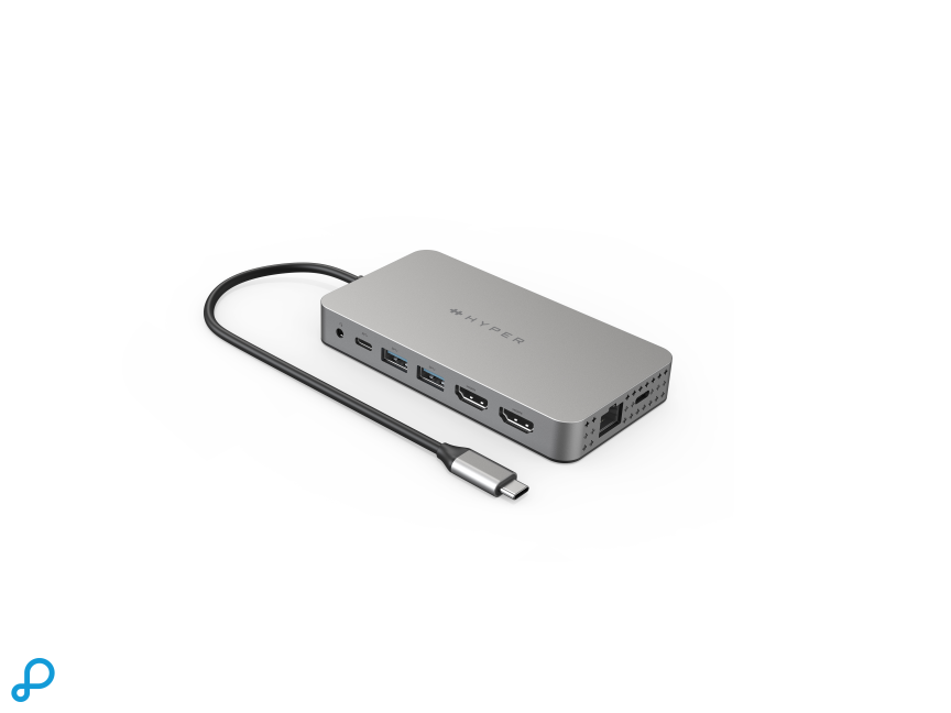 HyperDrive Dual 4K HDMI 10-in-1 USB-C Hub voor M1/M2 MacBooks