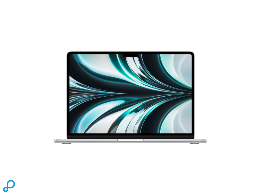 13-inch MacBook Air: Apple M2-chip with 8-core CPU and 8-core GPU, 256 GB SSD - zilver