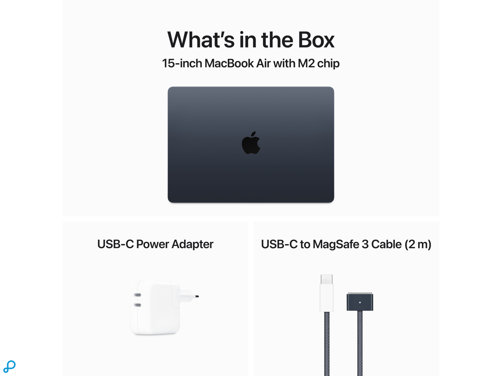 15-inch MacBook Air: Apple M2-chip met 8-core CPU en 10-core GPU, 512 GB SSD - Middernacht-3