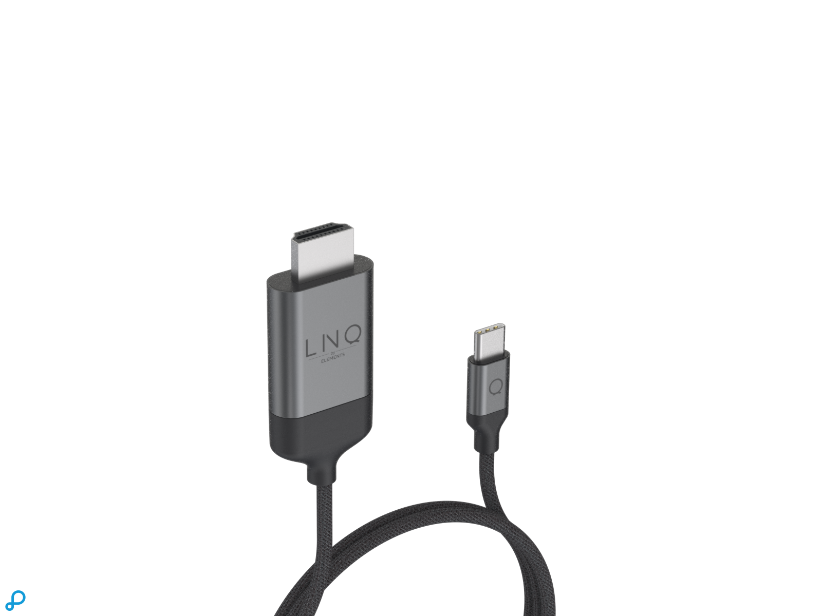 LINQ USB-C to HDMI 4K Cable - 2 M Spacegrey-0