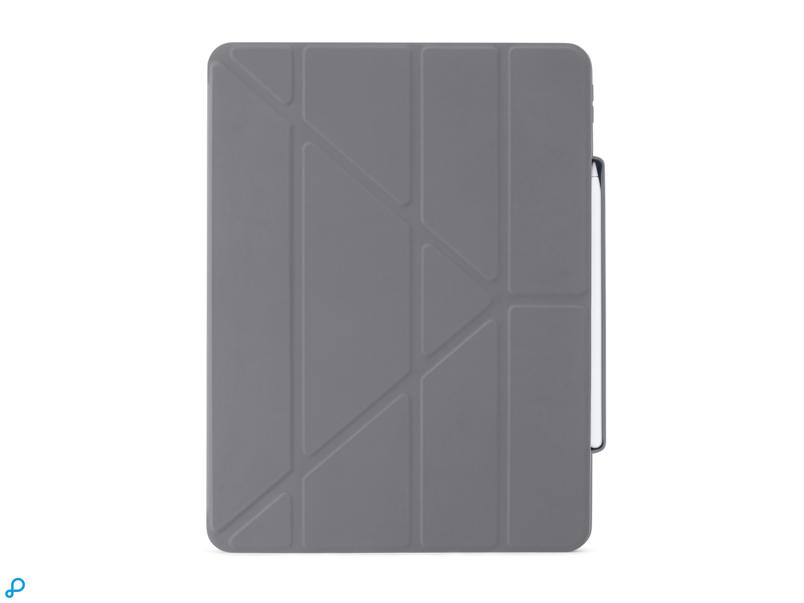 Pipetto Origami No3 Pencil Case - iPad Pro 12.9 (2022/2021/2020/2018) - Grey-0