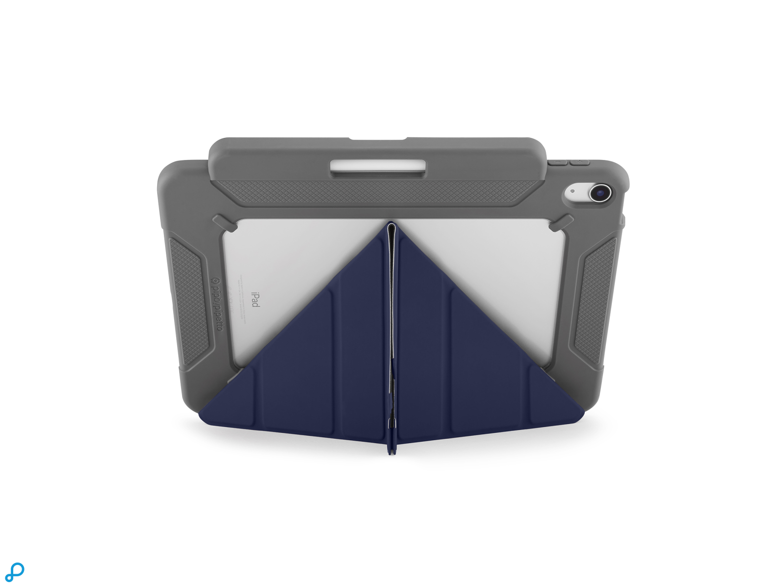 Pipetto Origami No2 Pencil Shield Case - iPad Air 10.9 (2022/2020) - Dark Blue-5