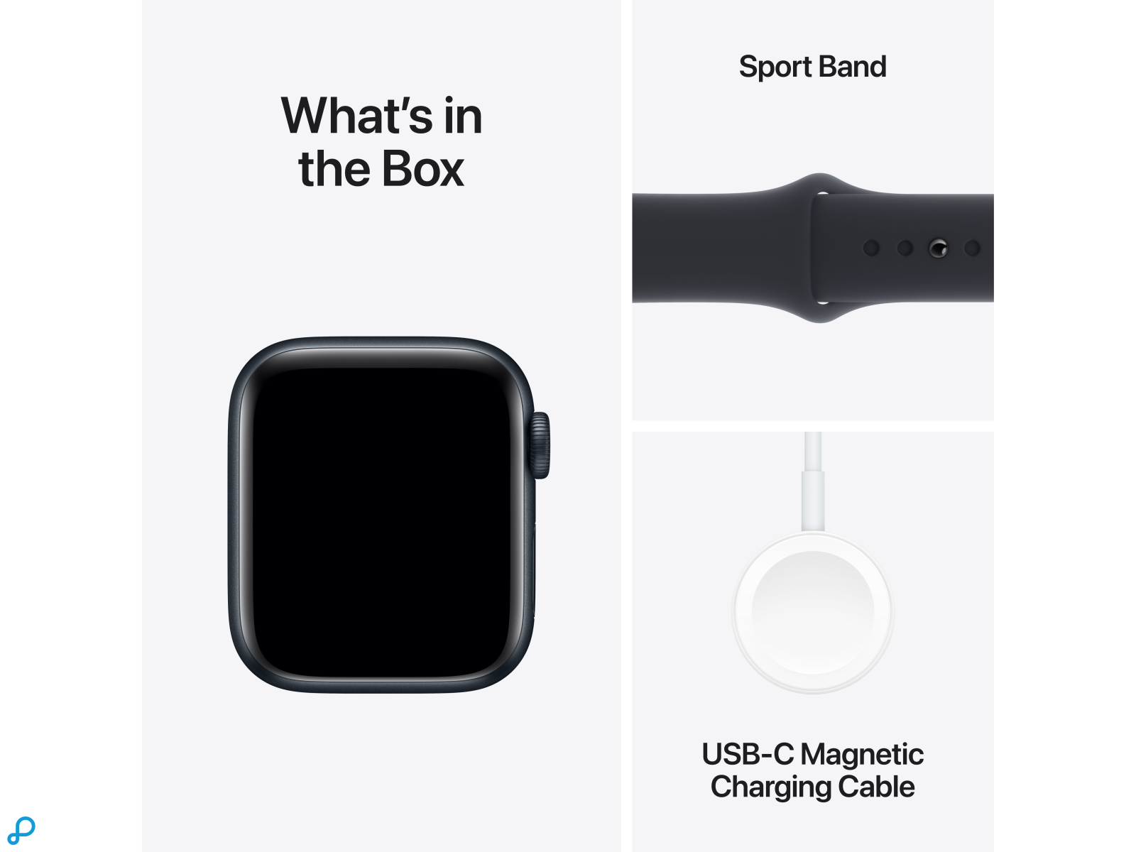 Apple Watch SE GPS + Cellular 40mm Middernacht Aluminium Case met Middernacht Sport Band - M/L-7