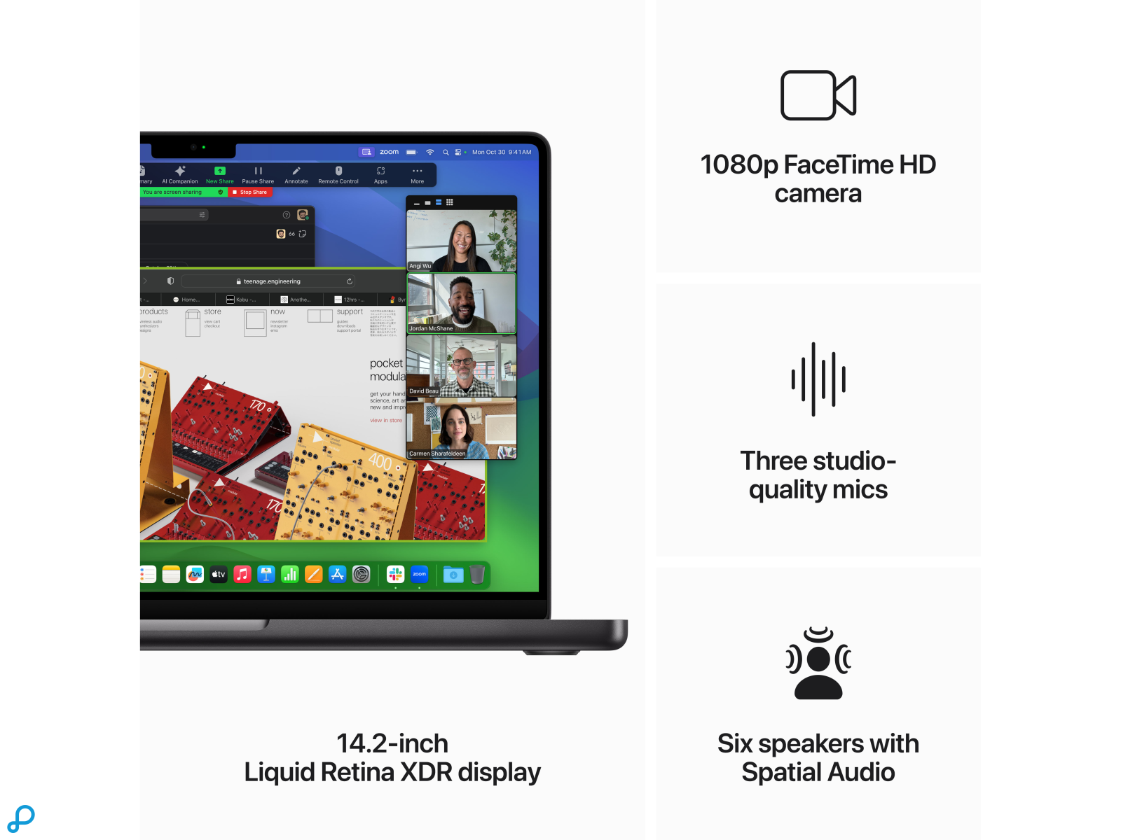 14-inch MacBook Pro: Apple M3 Pro chip with 12-core CPU and 18-core GPU, 1TB SSD - Space Black-2