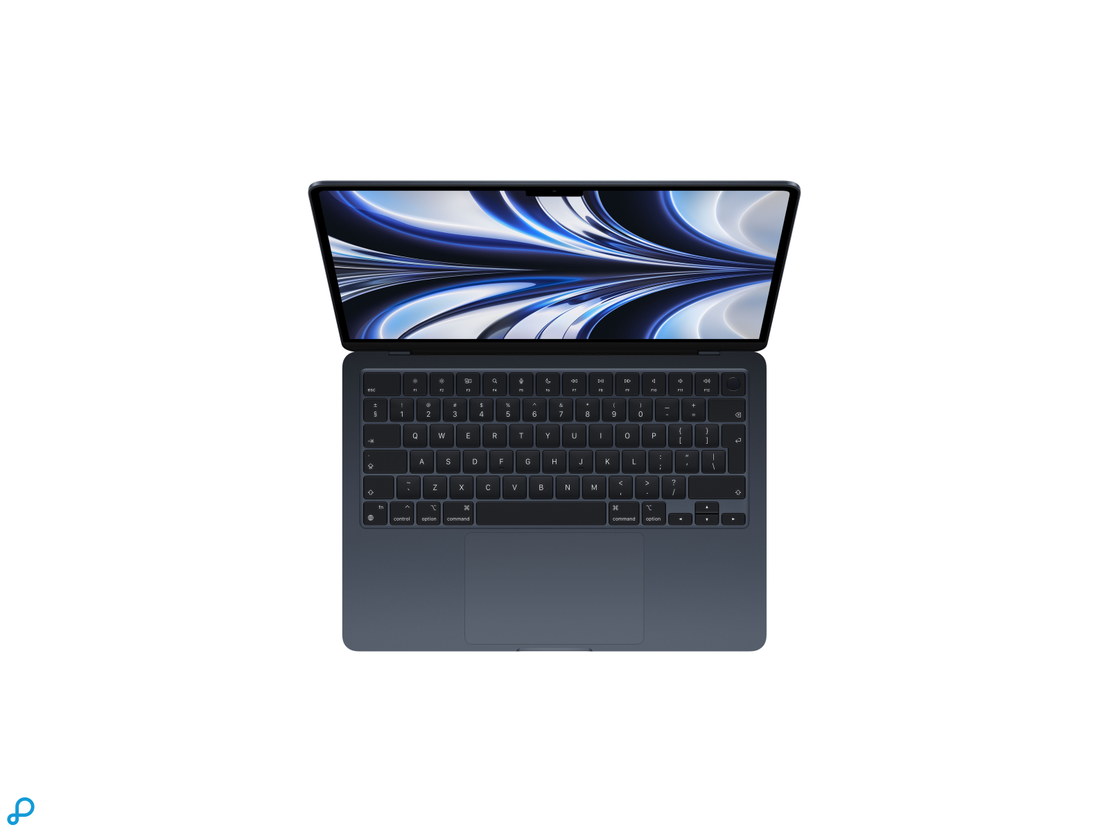 13-inch MacBook Air: Apple M2-chip met 8-core CPU en 8-core GPU, 256 GB SSD - middernacht (blauw)-1