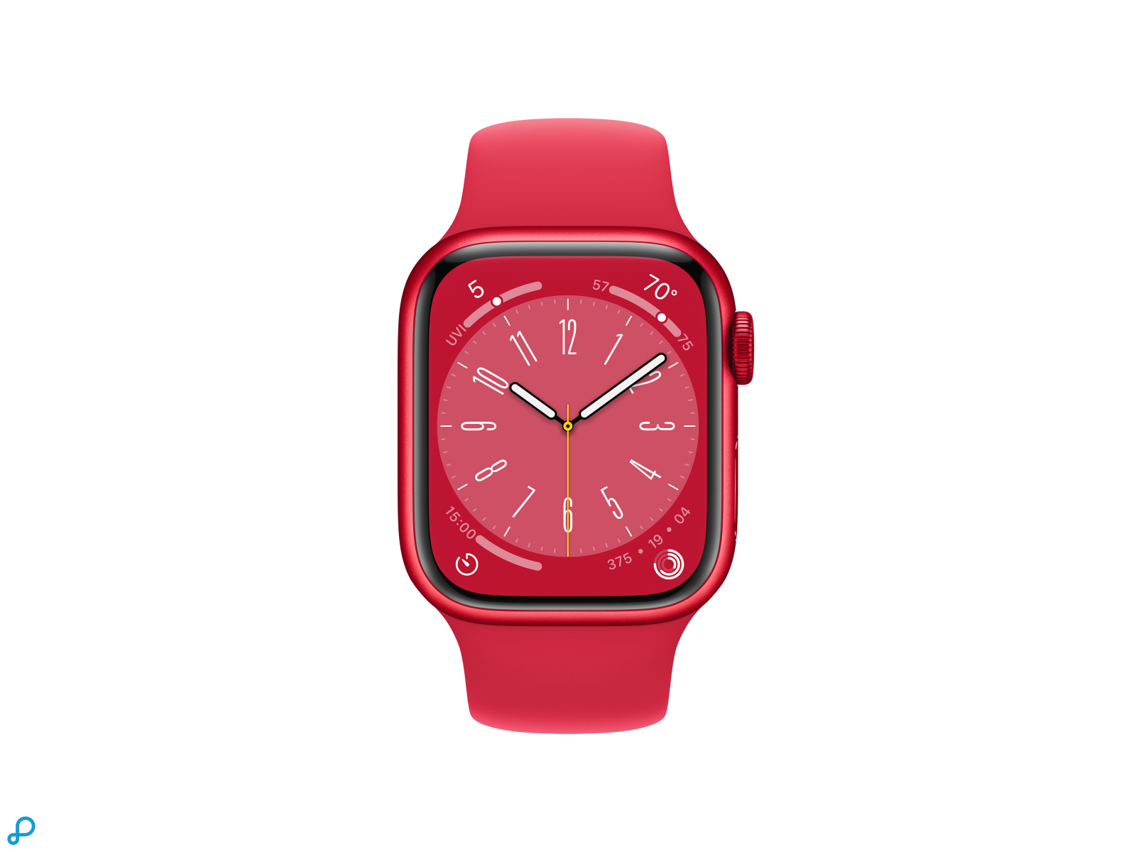 Apple Watch Series 8 GPS 41mm (PRODUCT)RED Aluminium Case met (PRODUCT)RED Sport Band - Regular-1