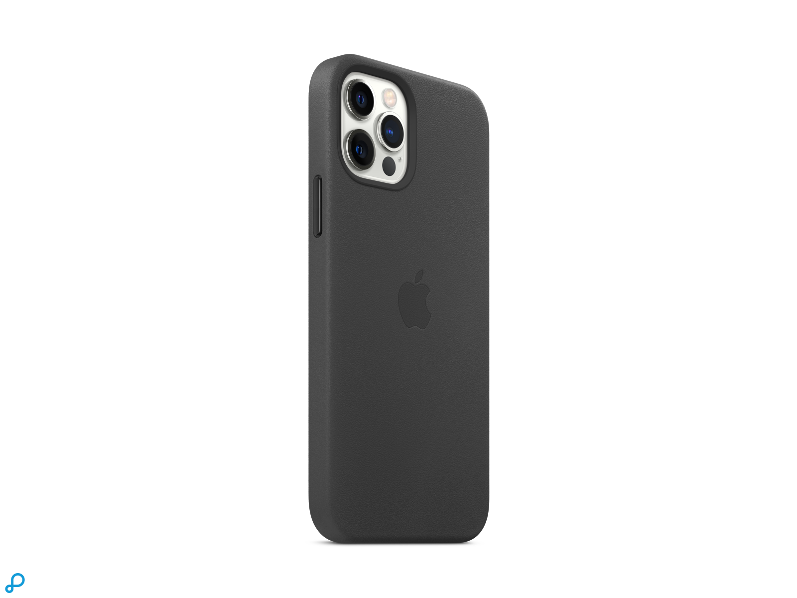 iPhone 12 | iPhone 12 Pro Leren hoesje met MagSafe- Zwart-1