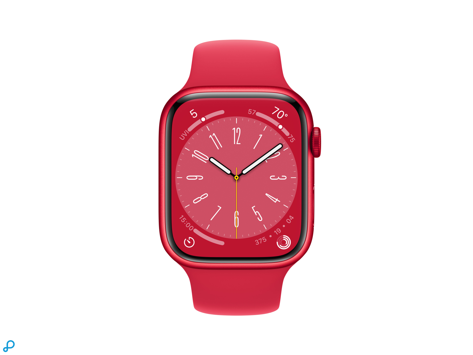 Apple Watch Series 8 GPS + Cellular 45mm (PRODUCT)RED Aluminium Case with (PRODUCT)RED Sport Band - Regular-1