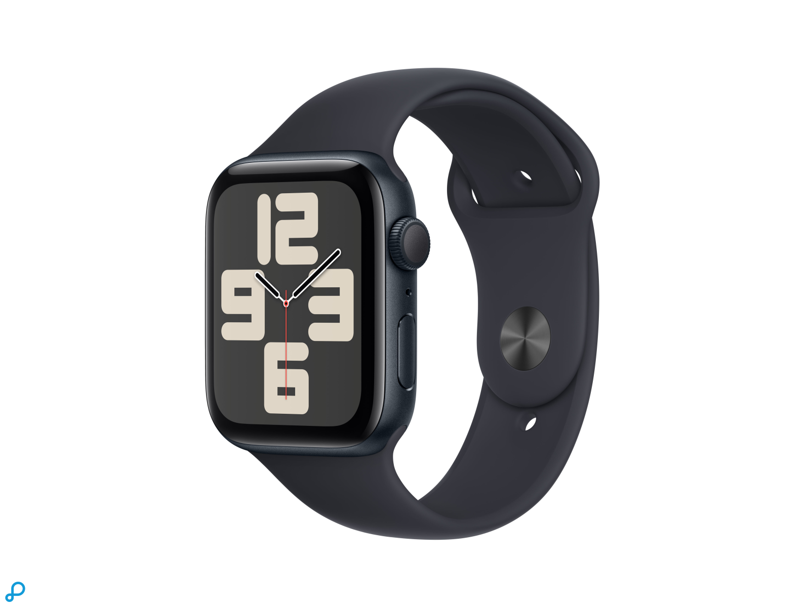 Apple Watch SE GPS 44mm Midnight Aluminium Case with Midnight Sport Band - M/L-0