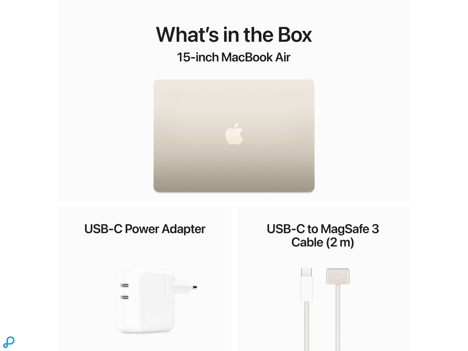 15-inch MacBook Air: Apple M3 chip with 8-core CPU and 10-core GPU, 8GB, 512GB SSD - Starlight-7