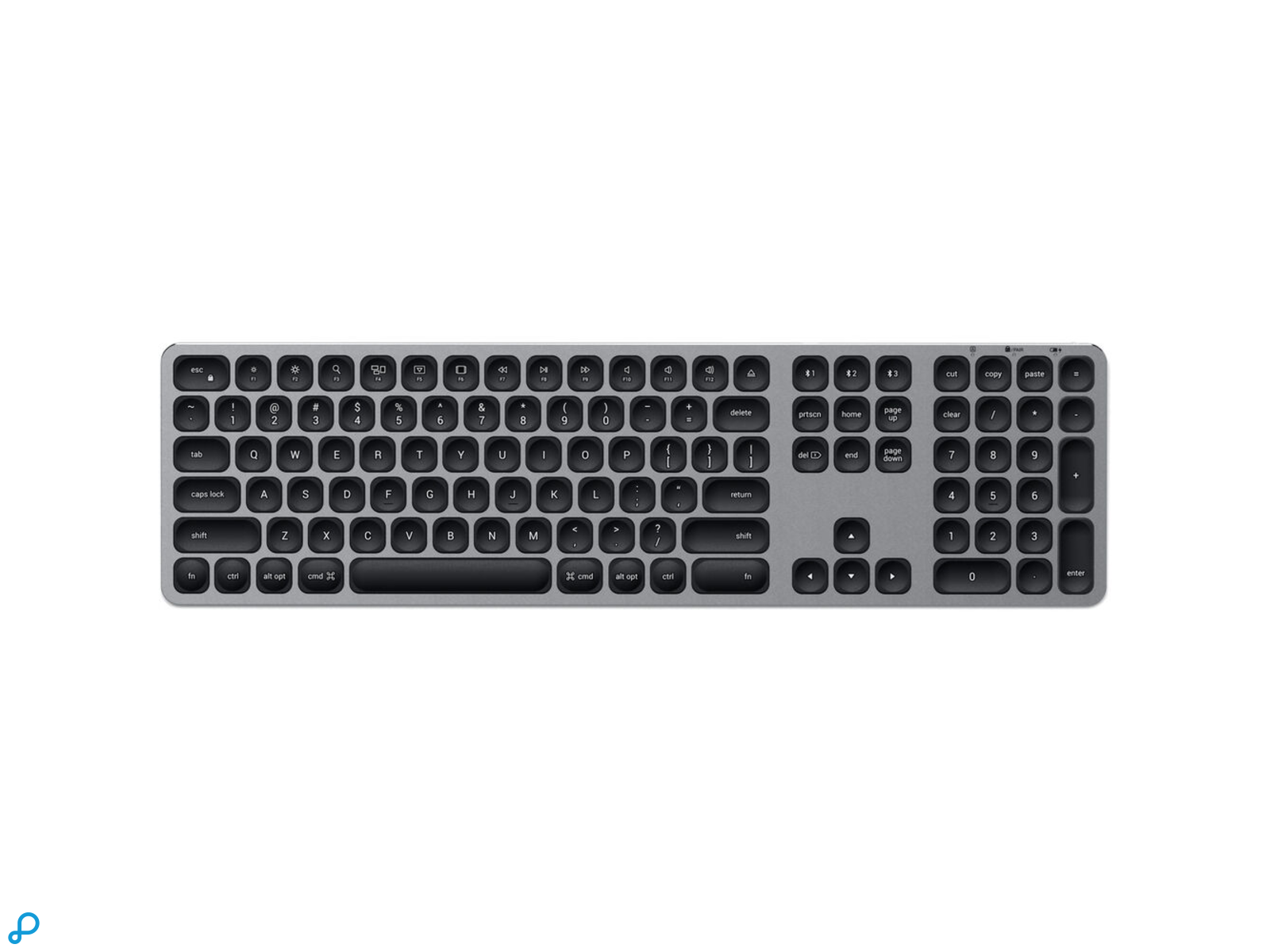 Satechi wireless aluminum keyboard for Mac - space gray-1