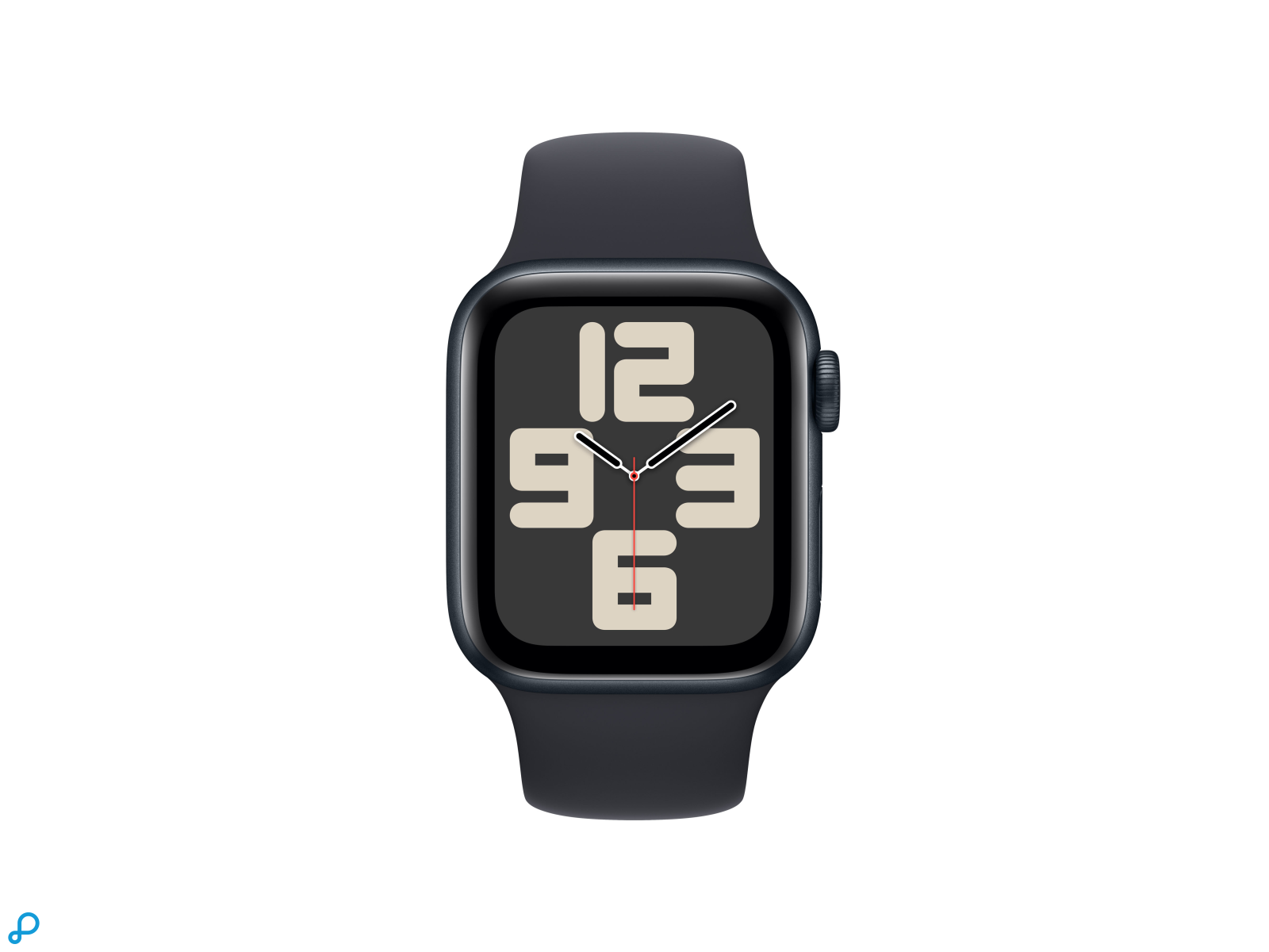 Apple Watch SE GPS + Cellular 40mm Middernacht Aluminium Case met Middernacht Sport Band - S/M-1
