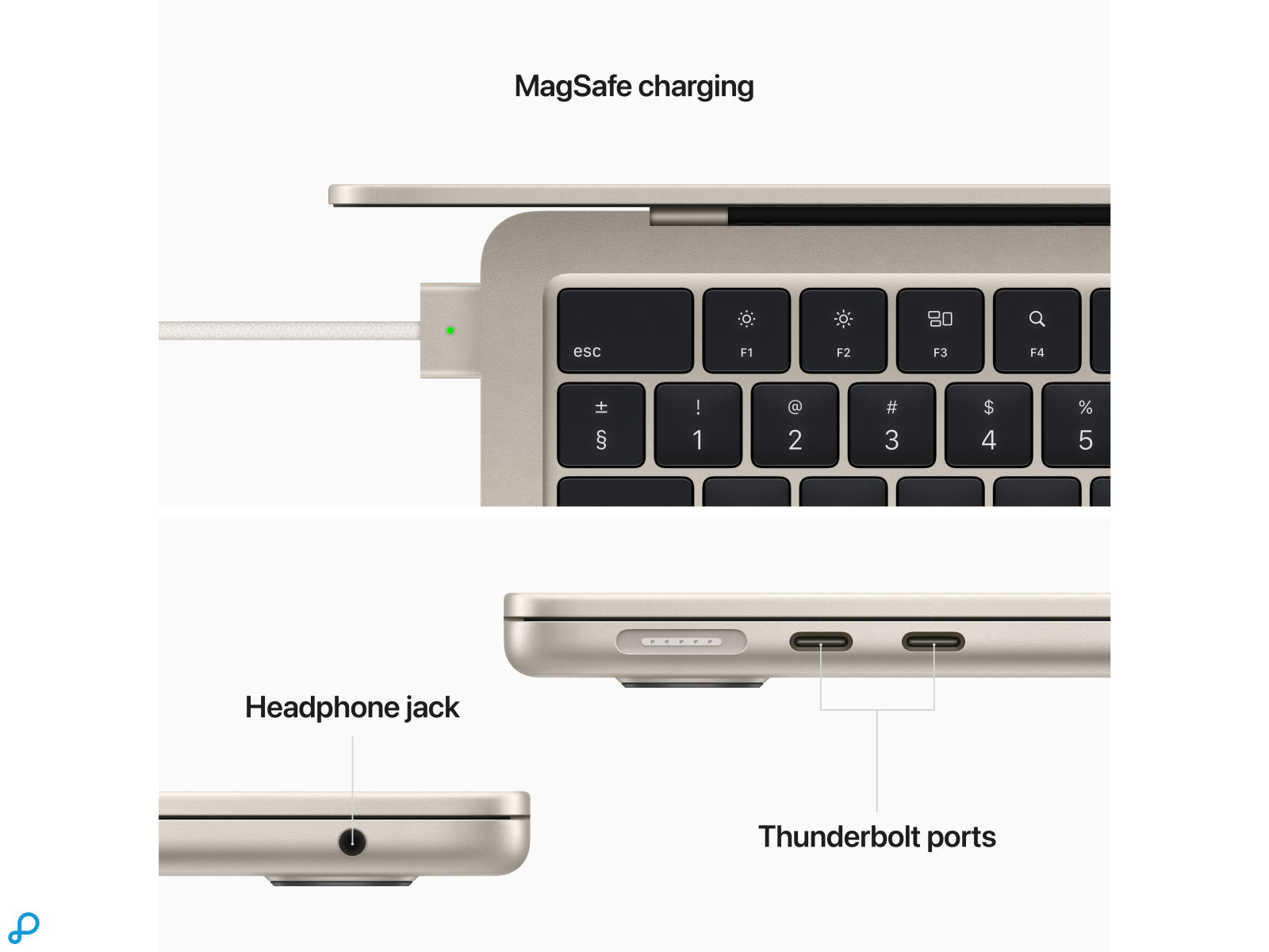 13-inch MacBook Air: Apple M2-chip met 8-core CPU en 8-core GPU, 256 GB SSD - sterrenlicht-2