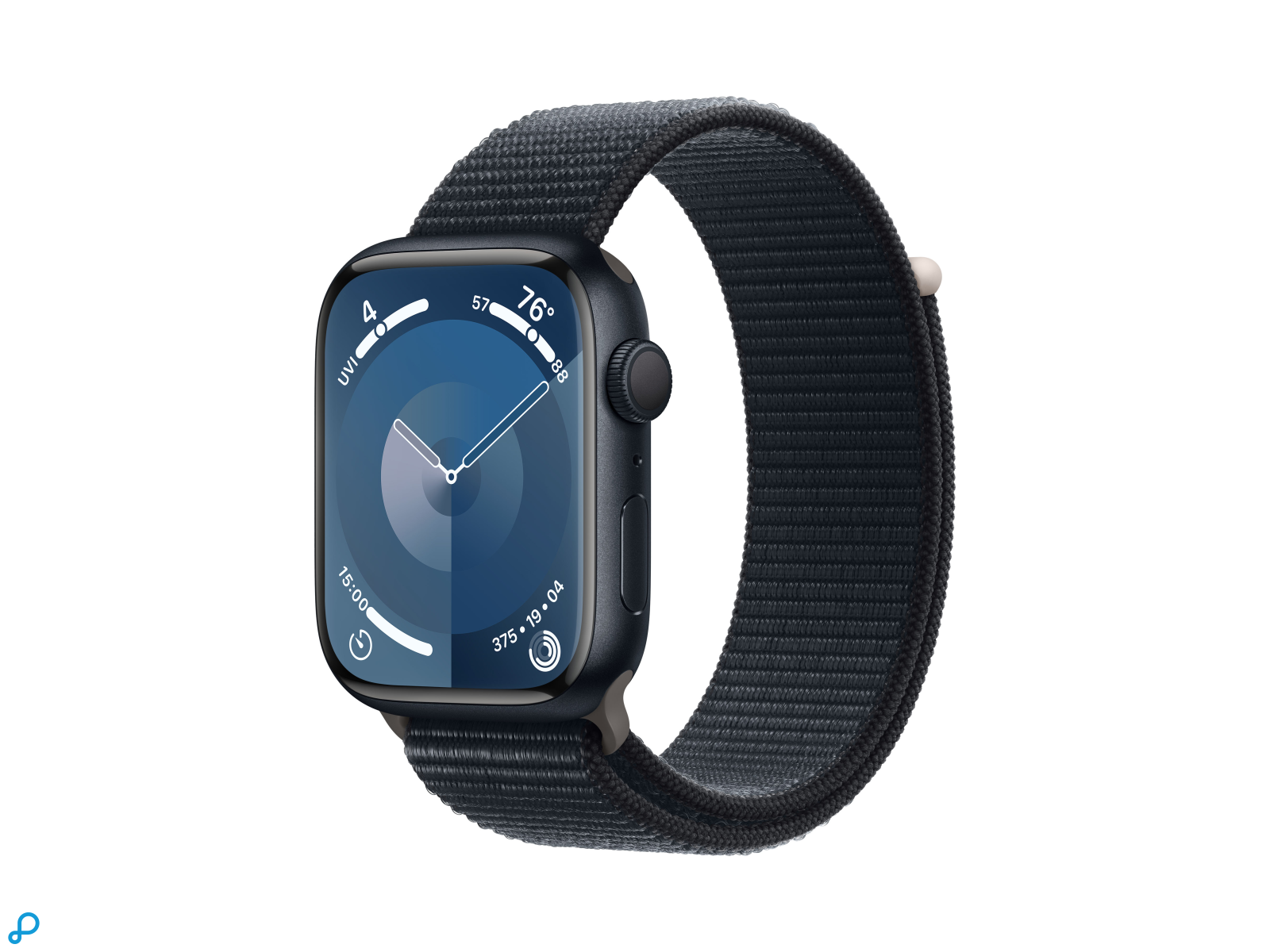 Apple Watch Series 9 GPS 45mm Midnight Aluminium Case with Midnight Sport Loop-0