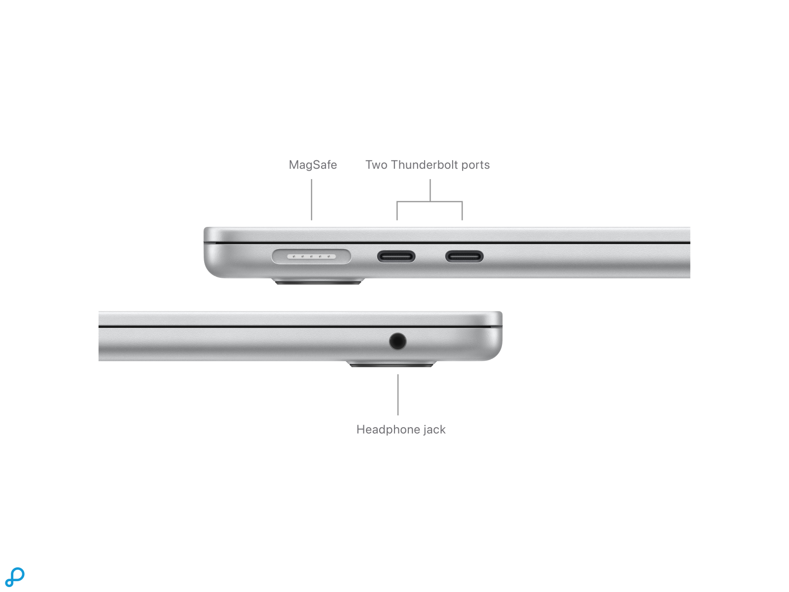 13-inch MacBook Air: Apple M3 chip with 8-core CPU and 10-core GPU, 8GB, 512GB SSD - Silver-5