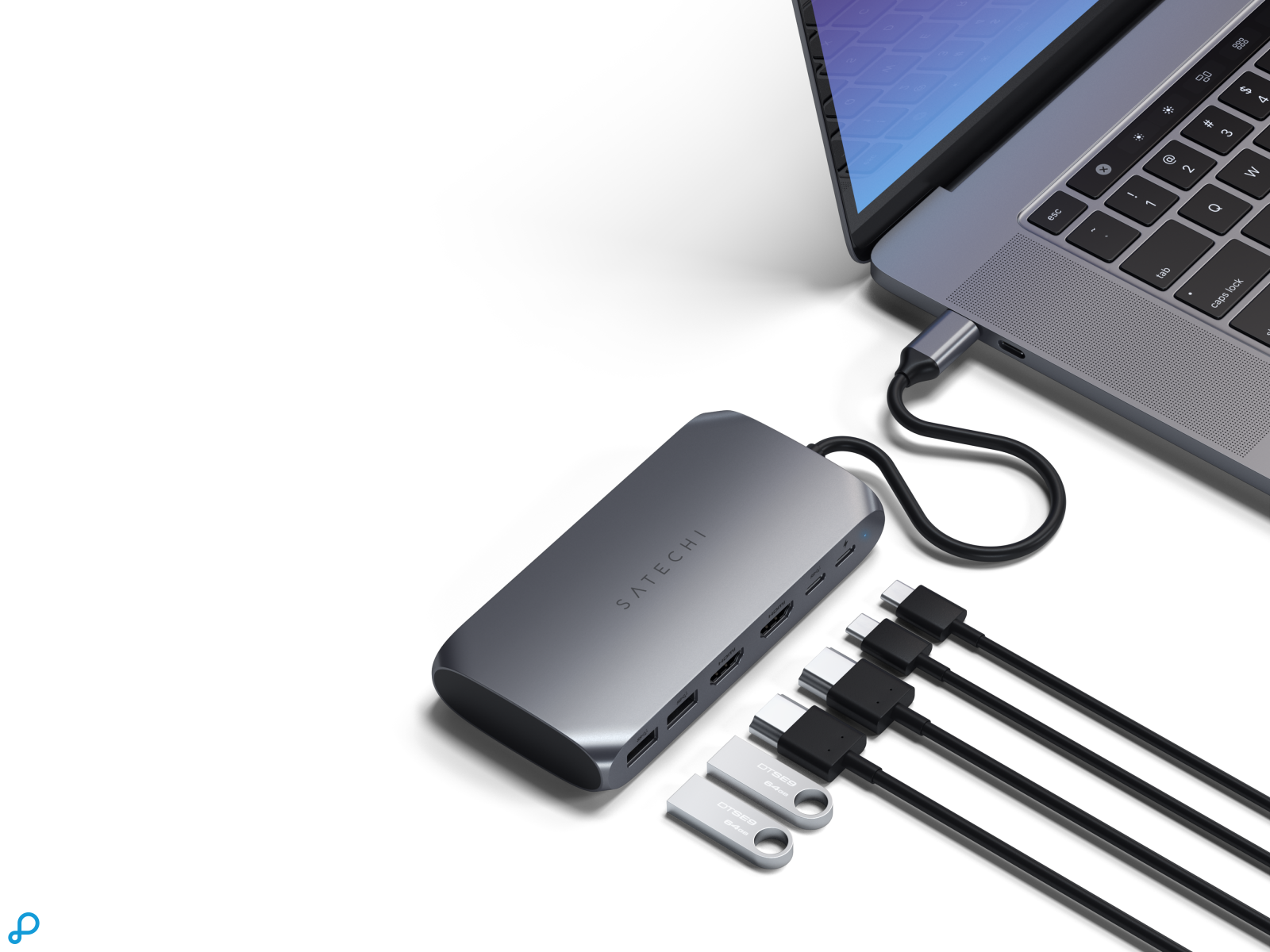 Satechi USB-C Multimedia Adapter M1 & M2-4