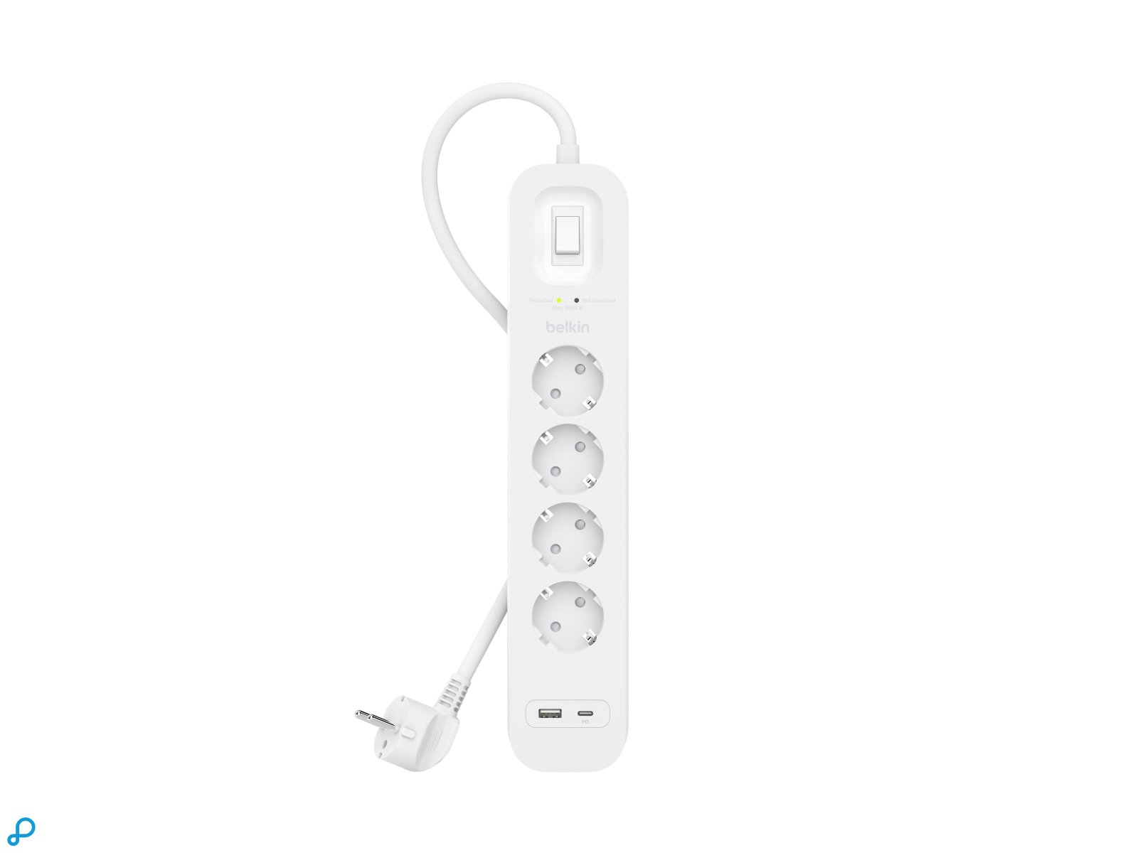 Belkin Surge Protection with USB C 4 Outlet-4