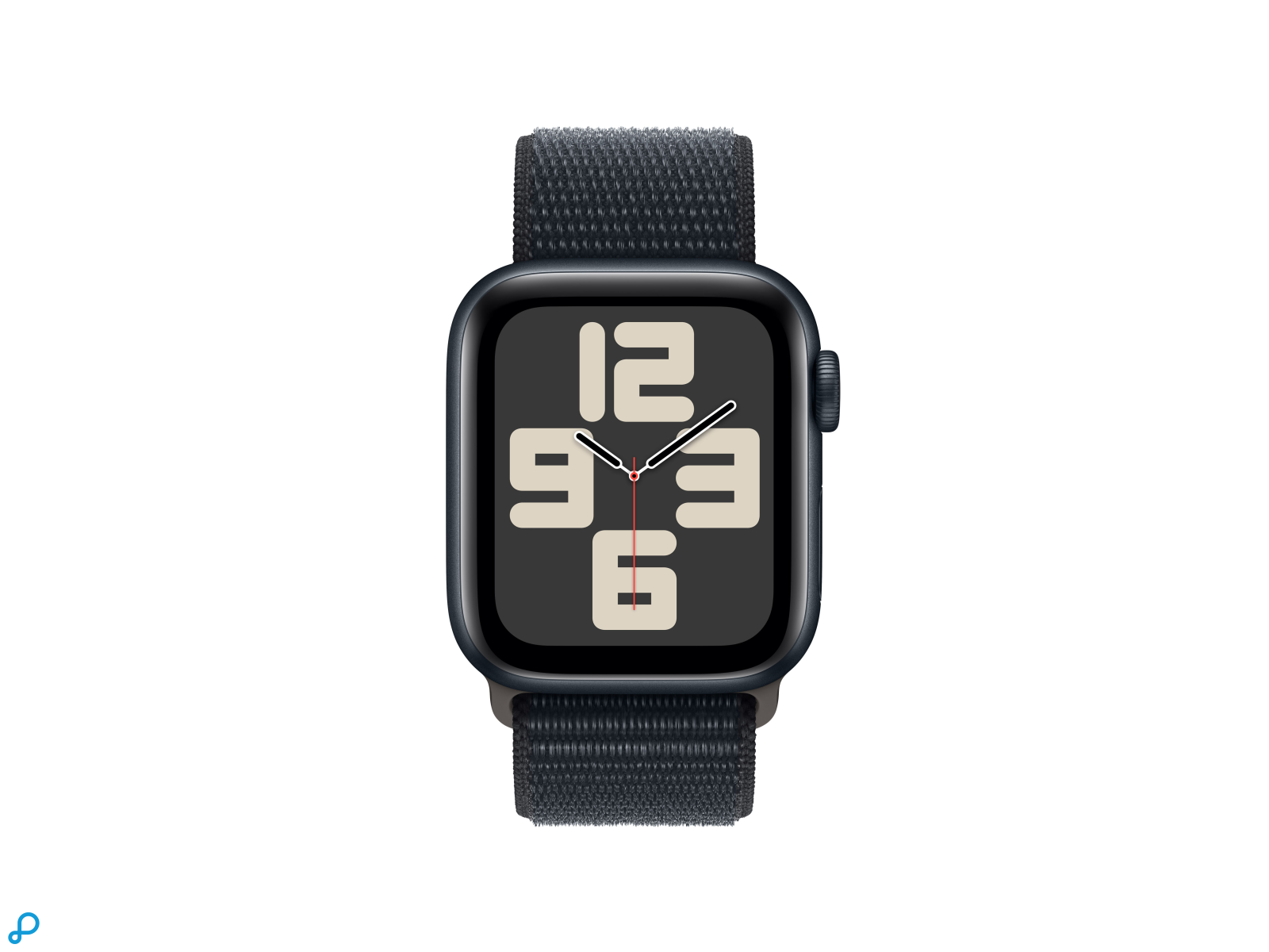 Apple Watch SE GPS + Cellular 40mm Middernacht Aluminium Case met Middernacht Sport Loop-1