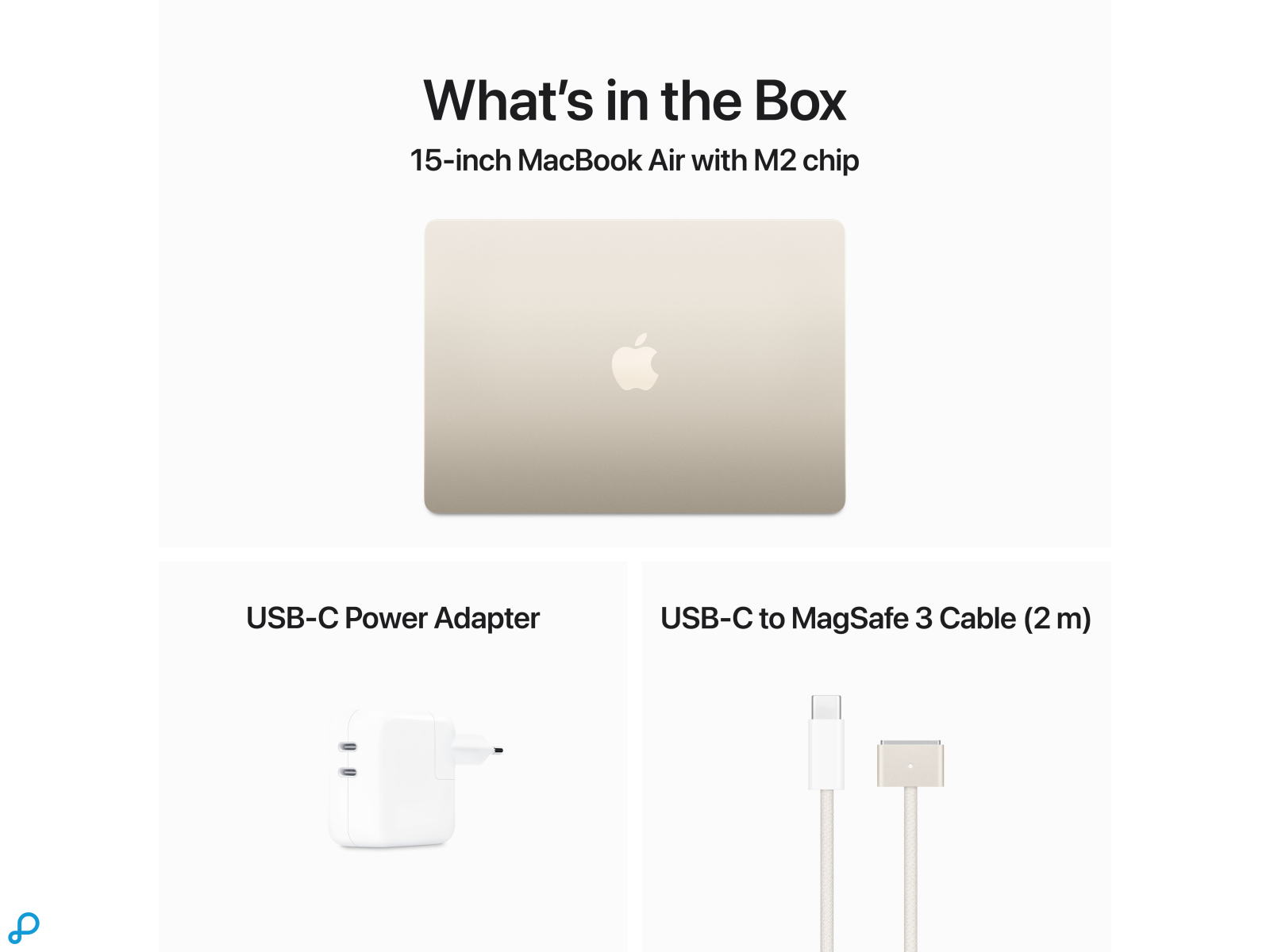 15-inch MacBook Air: Apple M2-chip met 8-core CPU en 10-core GPU, 256 GB SSD - Sterrenlicht-3