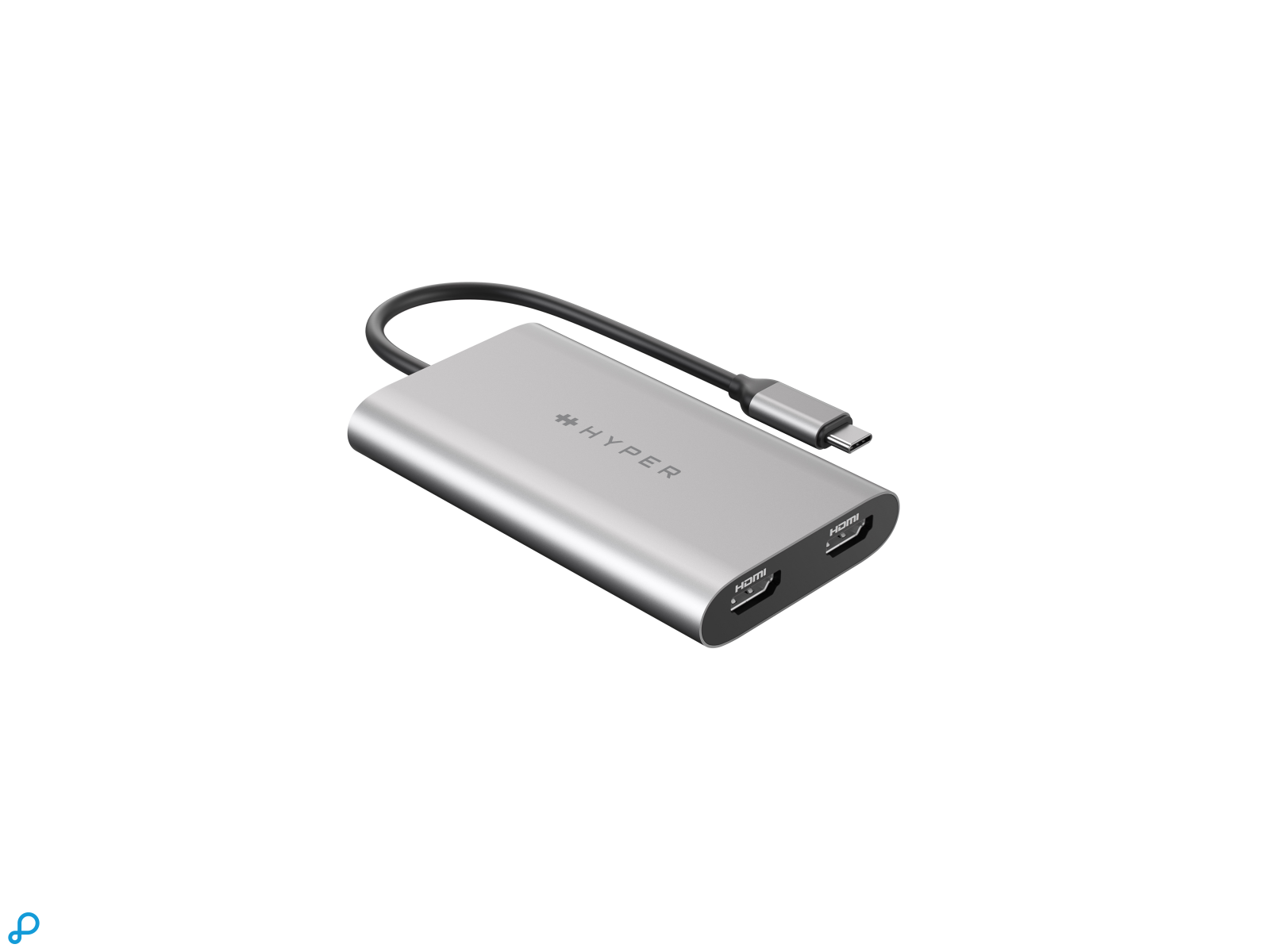 HyperDrive Dual 4K HDMI Adapter for M1/M2 MacBook-0