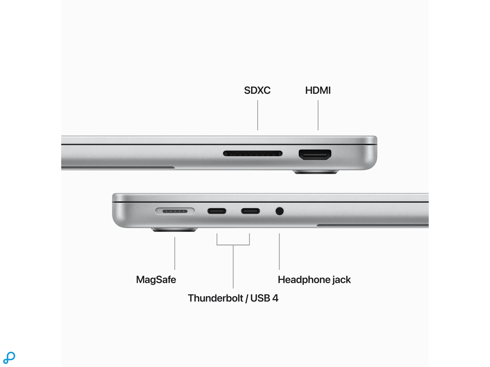 14-inch MacBook Pro: Apple M3 chip met 8-core CPU en 10-core GPU, 16GB, 1TB SSD - Zilver-4