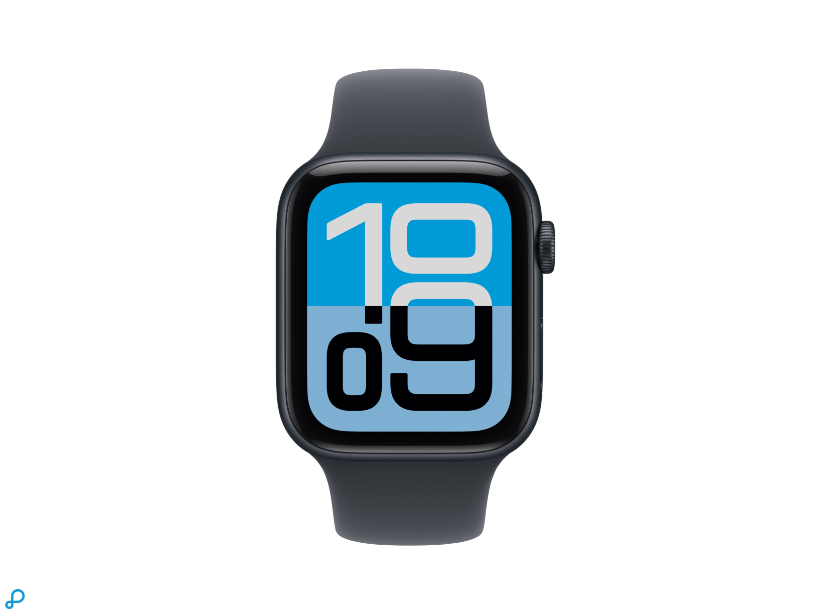 Apple Watch SE 3 GPS 44mm Midnight Aluminium Case with Midnight Sport Band - M/L-1
