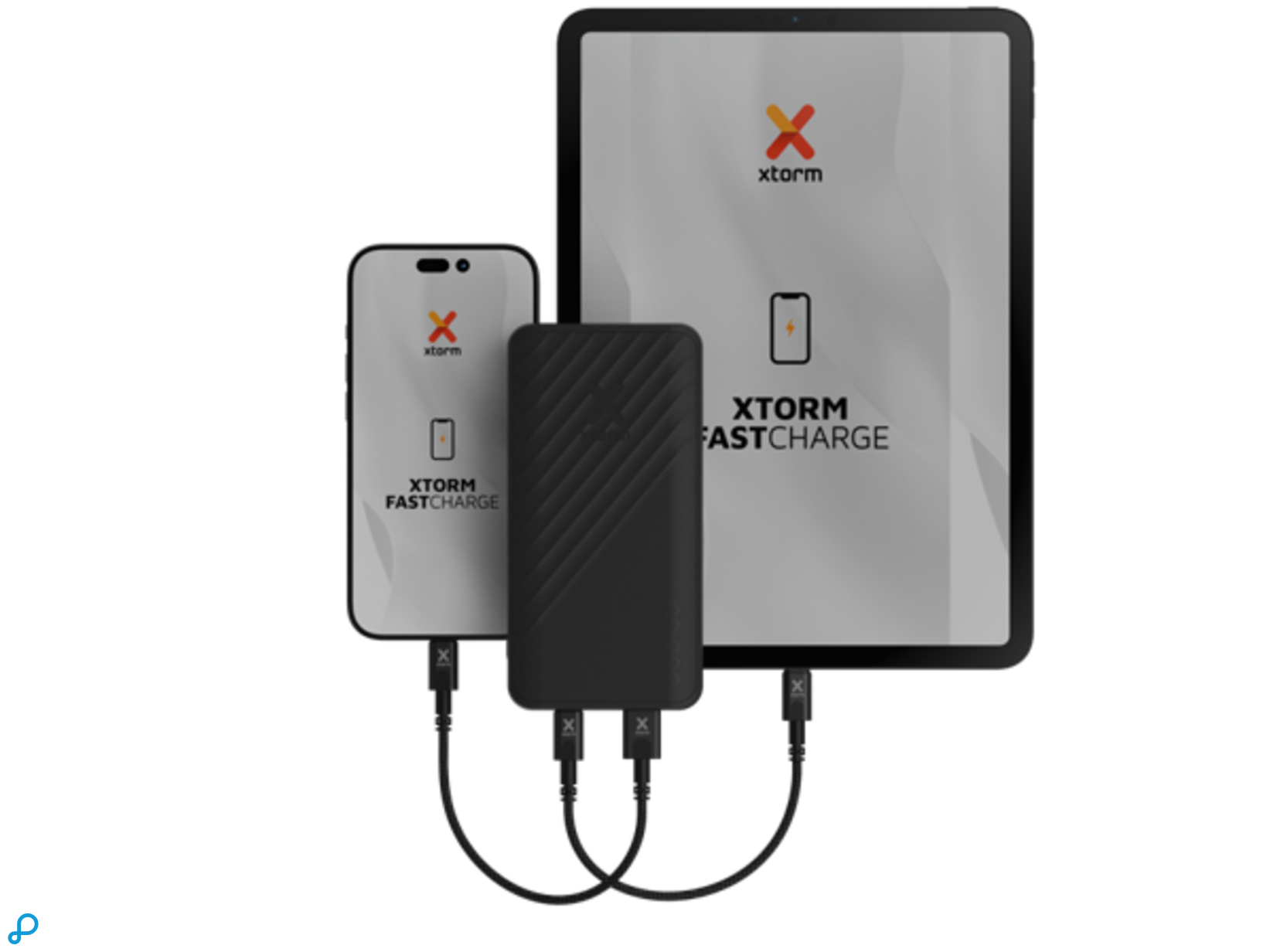 Xtorm 15W Go2 Powerbank 20.000 mAh - Zwart-1