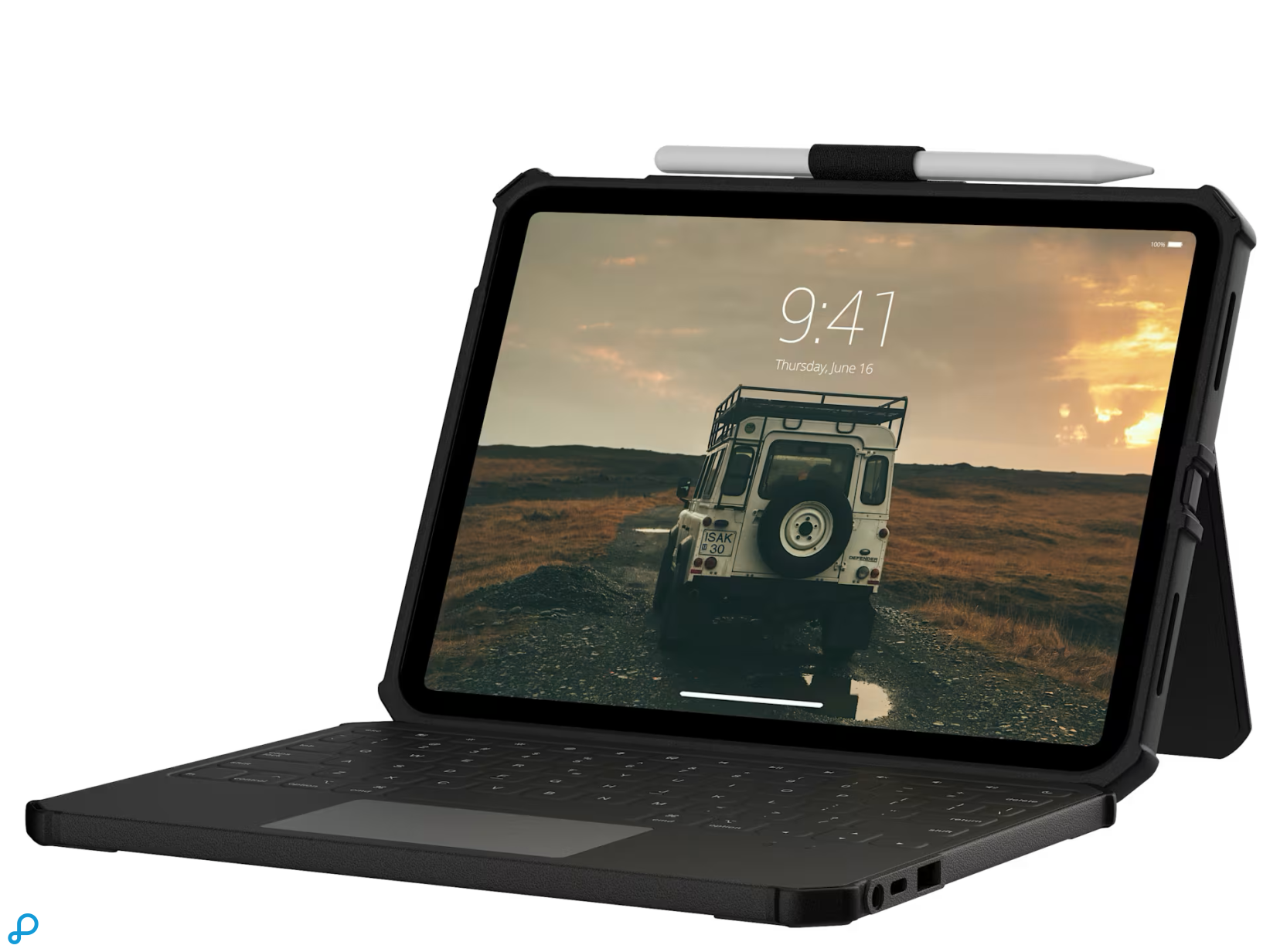 UAG USB-C Rugged Keyboard Case Voor iPad 11" (10/11th Gen) Zwart Qwerty UK-1