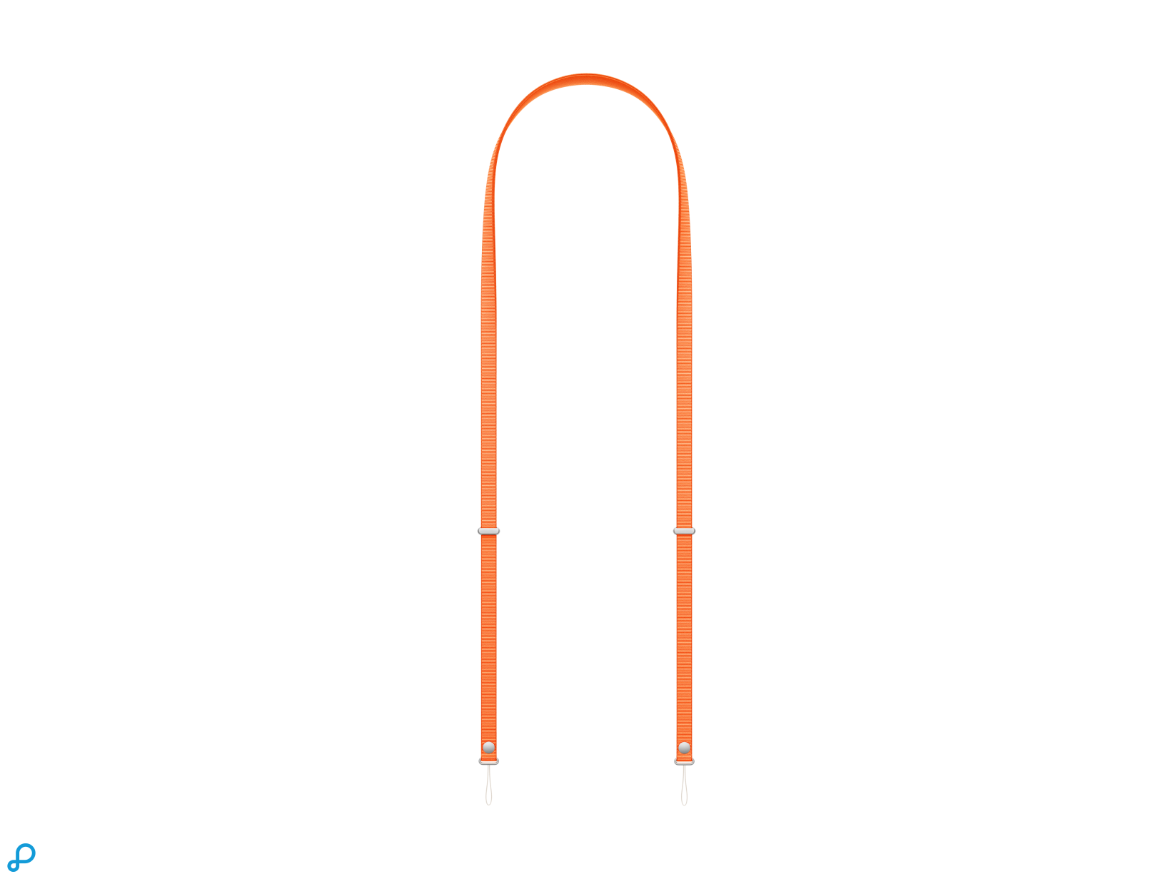 Apple Crossbody Koord Voor iPhone 17 - Oranje-1