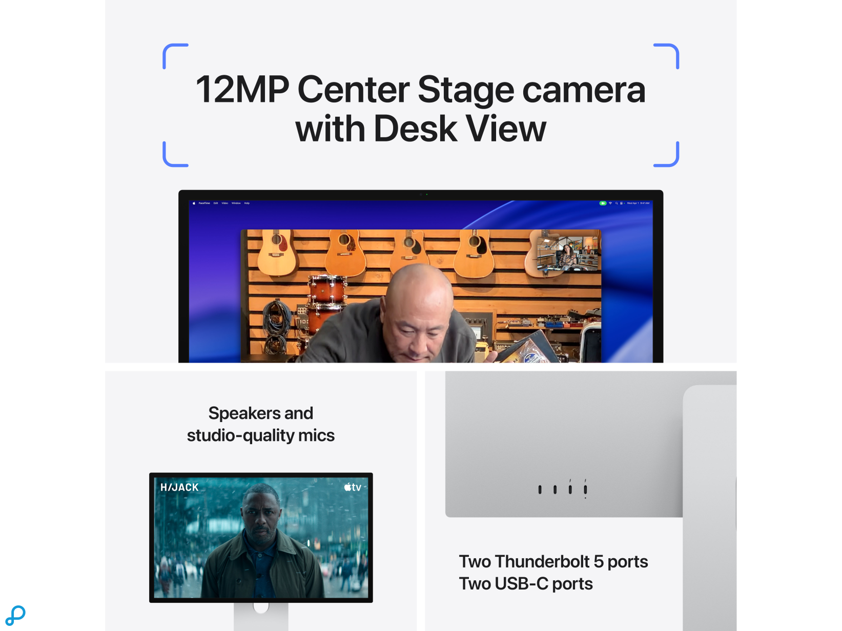 Studio Display XDR - Nano-texture glass - Tilt- and height-adjustable stand-3