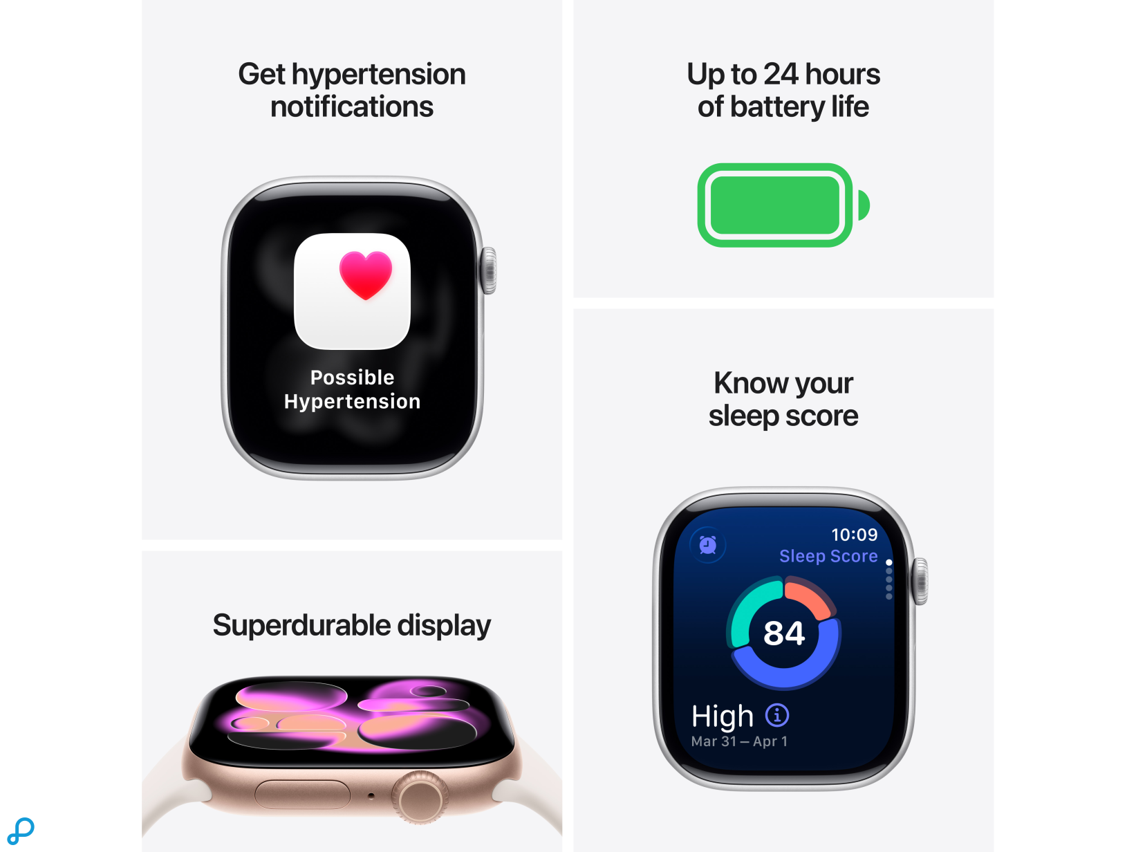 Apple Watch Series 11 GPS 42mm Jet Black Aluminium Case with Black Sport Band - S/M-2