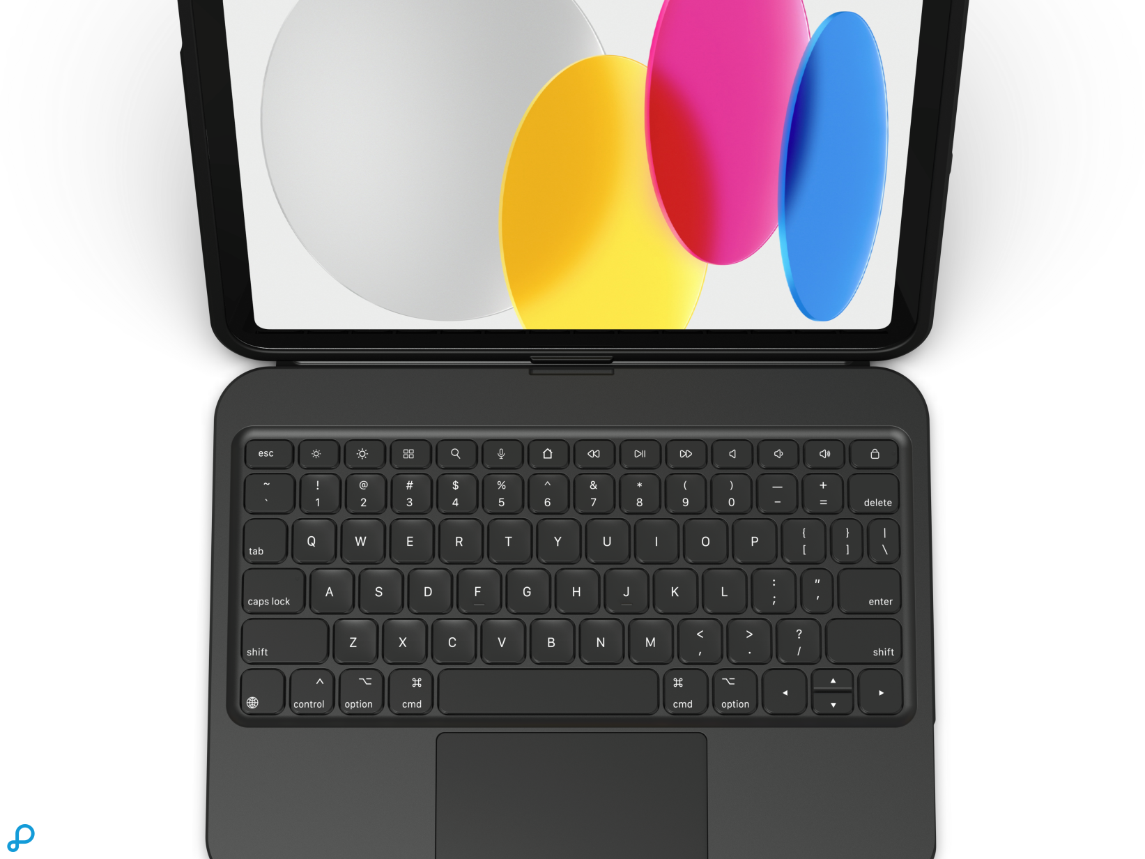 Zagg Tough Keys Keyboard Case Voor  iPad 11(A16 & 10Th Gen Qwerty Zwart-0